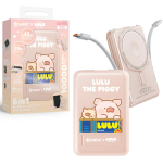 XPower XP-M10C+-L1 M10C+ 6合1 10000mAh多功能迷你20W PD3.0+磁吸無線快充移動電源 (罐頭豬LuLu)